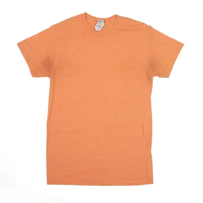 GILDAN T-Shirt Orange Short Sleeve Womens S