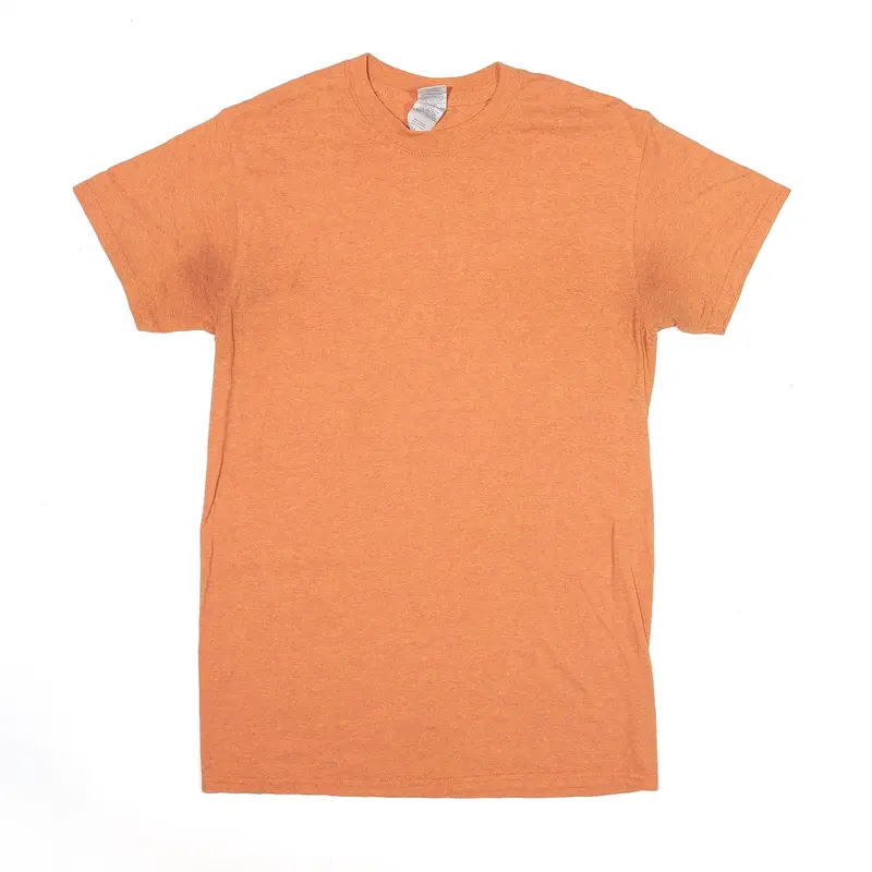 GILDAN T-Shirt Orange Short Sleeve Womens S