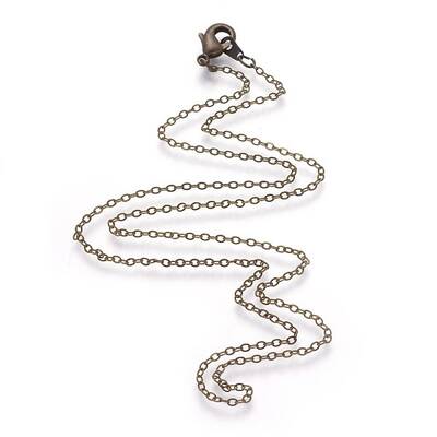 Antique Bronze Color Brass Necklaces