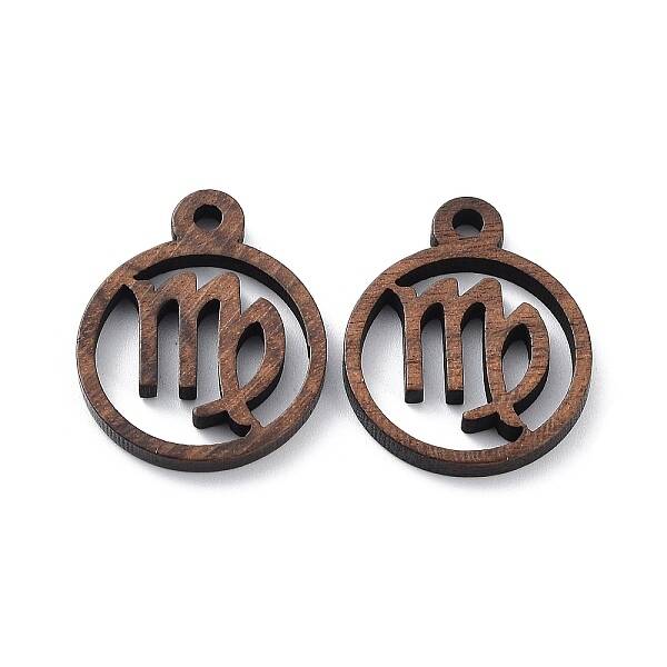 Walnut Wood Laser Cut Pendants