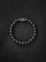 Men's Stone Beaded Bracelet, Fashionable Elastic Beads Bracelets for Party, Daily Decor, Trendy All-match & Exquisite Jewelry...