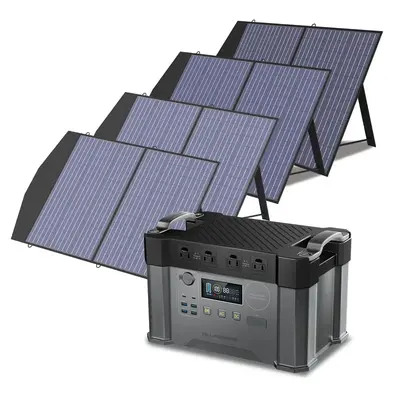 ALLPOWERS S2000 Pro 2400W Solar Generator (PV 100W) S2000 PRO+4PCS SP027 PV 100W