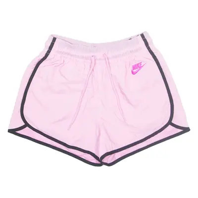 NIKE Mesh Lined Womens Sports Shorts Pink XS W25