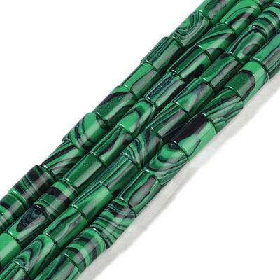 Synthetic Malachite Beads Strands
