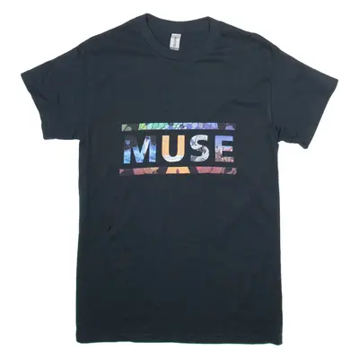 GILDAN Muse Womens Band T-Shirt Black S