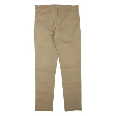 CARHARTT Chino Mens Trousers Beige Regular Tapered W32 L32