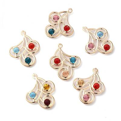Iron with Glass Pendants