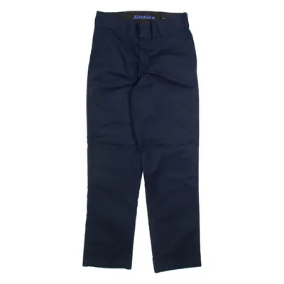 DICKIES Mens Trousers Blue Slim Tapered W28 L30