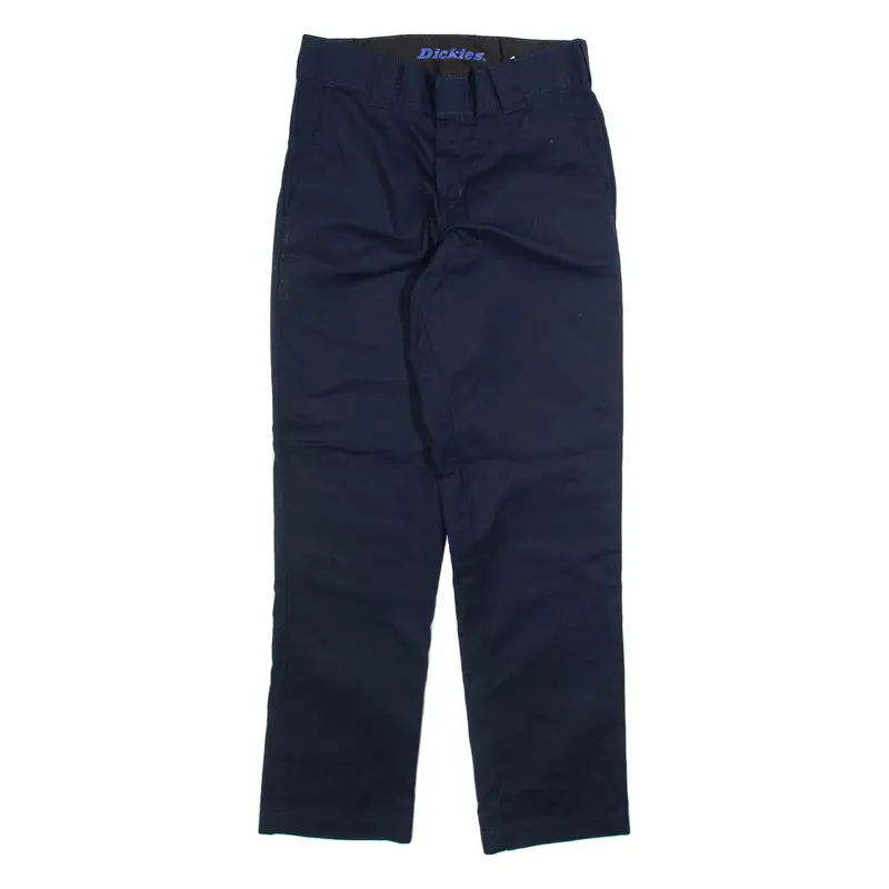 DICKIES Mens Trousers Blue Slim Tapered W28 L30