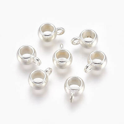 Tibetan Style Alloy Tube Bails