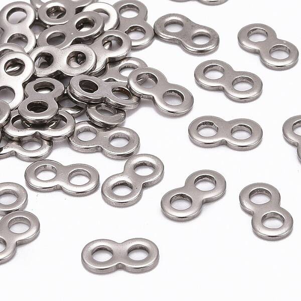 Tarnish Resistant Infinity 201 Stainless Steel Bead Spacer Bars
