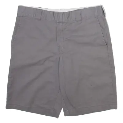 DICKIES Mens Workwear Shorts Grey Relaxed M W34