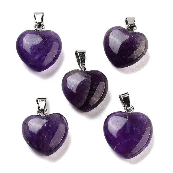 Natural Amethyst Charms