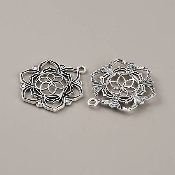 Tibetan Style Zinc Alloy Pendants
