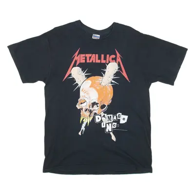 GILDAN Metallica Damage Inc. Tour Mens Band T-Shirt Black M