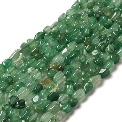 Natural Green Aventurine Beads Strands