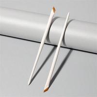 Eyeliner Brush for Summer Gift, 2 Counts Ultra Fine Angled Eyeliner Brush, Flat Angle Eyebrow Brushes for Makeup, Precision D...