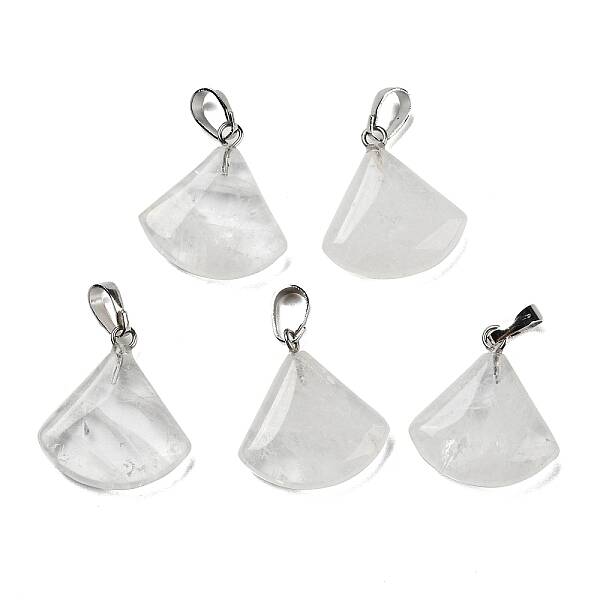 Natural Quartz Crystal Pendants