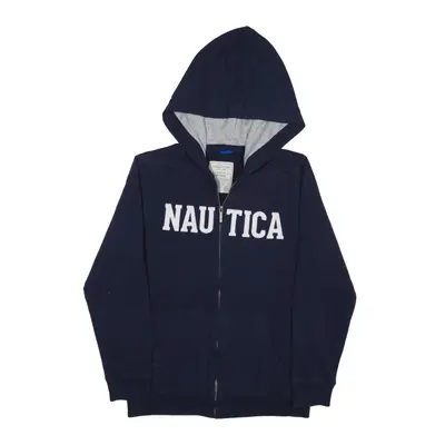 NAUTICA Hoodie Blue Full Zip Boys L