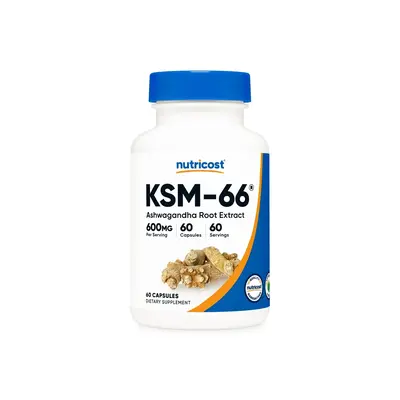 Nutricost KSM-66 Ashwagandha Root Extract Capsules