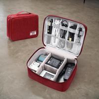 Travel Electronics Organizer, Large Capacity Storage Bag, Durable Summer 2024 Storage Organizer, Waterproof Mobile Phone Digi...