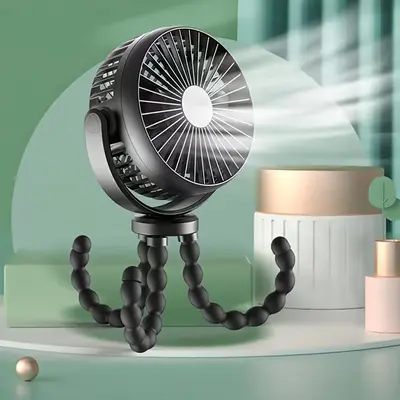 Portable USB Rechargeable Silent 3 Speed Adjustable Mini Fan, Multipurpose Foldable Desktop Fan, Outdoor Sports Handheld Fan,...