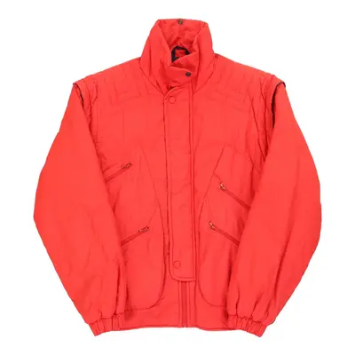 Vintage Fila Jacket - Large Red Polyester