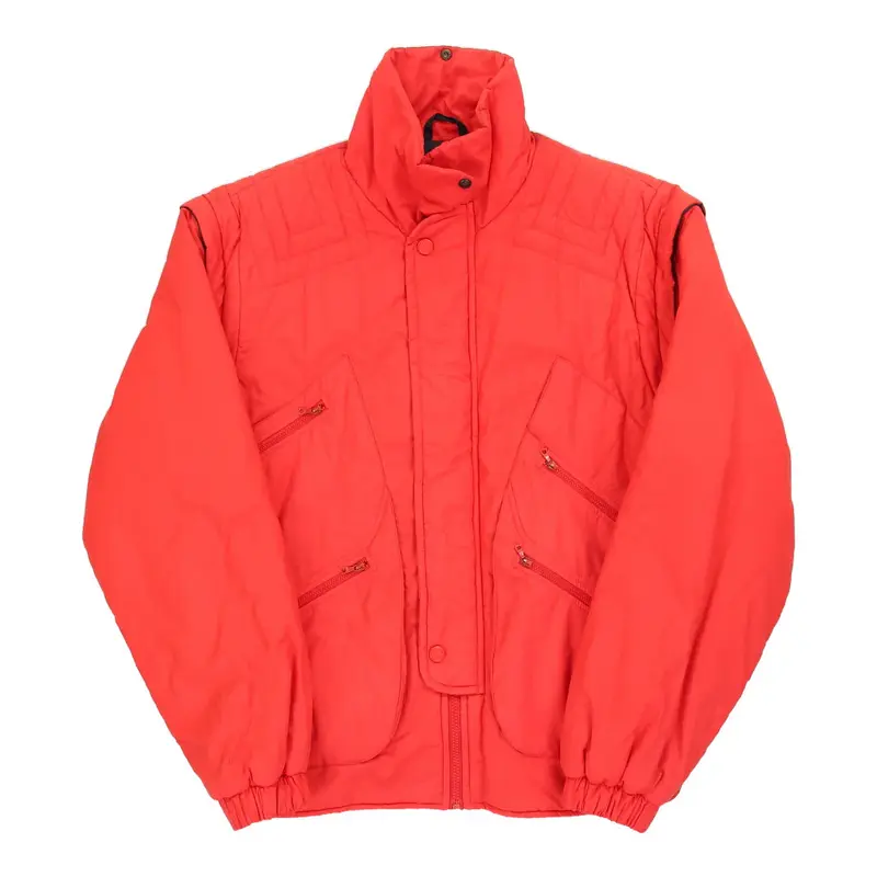 Vintage Fila Jacket - Large Red Polyester