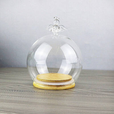 Angel Glass Dome Cover