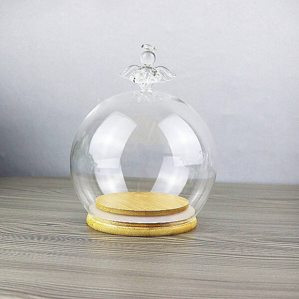 Angel Glass Dome Cover
