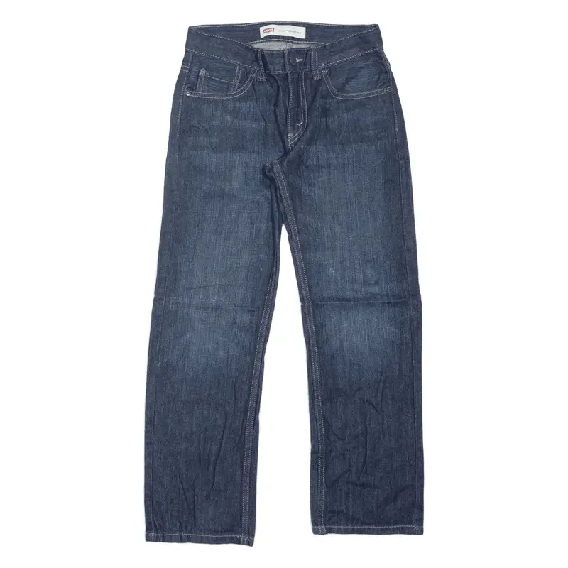 LEVI'S 505 Jeans Blue Denim Regular Straight Boys W25 L25