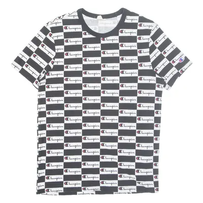 CHAMPION Mens T-Shirt Black M