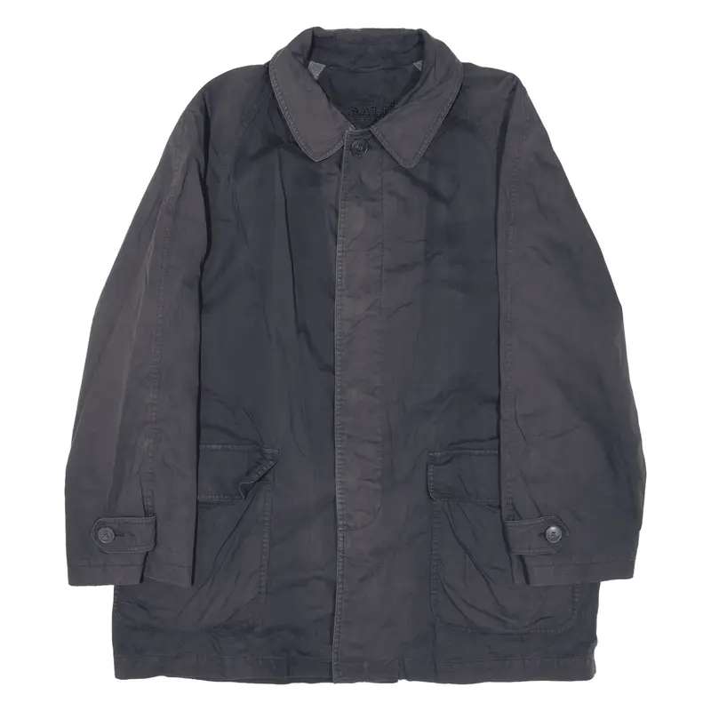 BALLY Coat Blue Mens 2XL