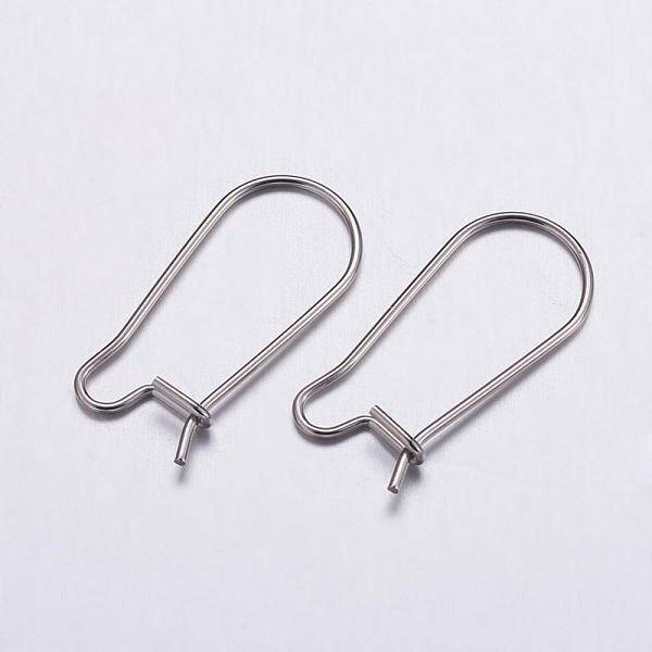 Tarnish Resistant 316 Surgical Stainless Steel Hoop Earrings Settings