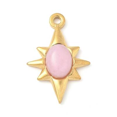 Natural Rose Quartz Pendants