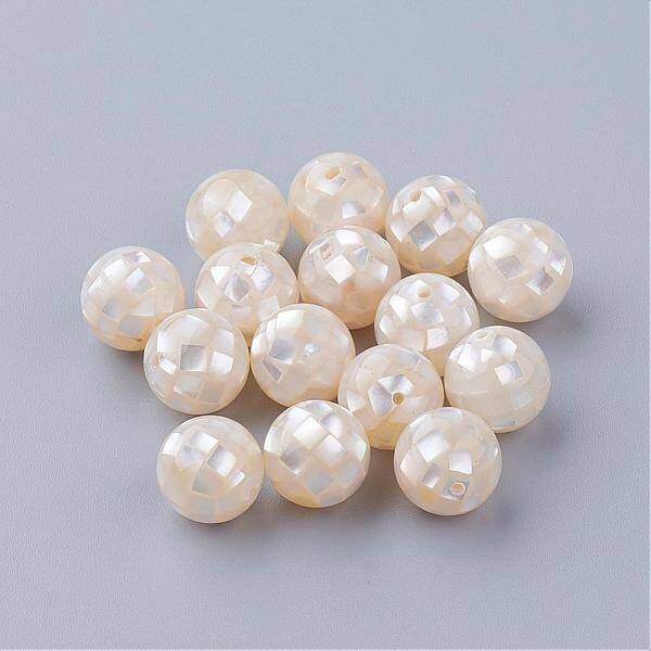 Natural White Shell Beads