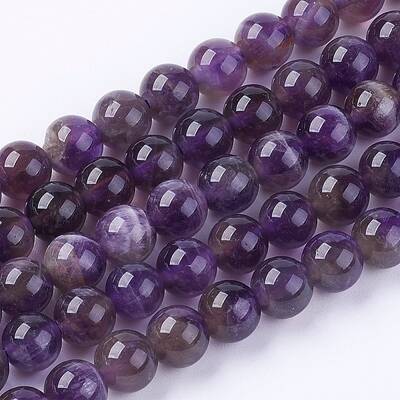 Natural Amethyst Beads Strands