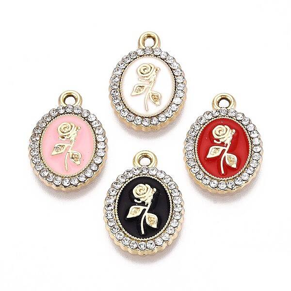 Alloy Enamel Pendants