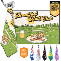 Fore Show Funny Magnetic Golf Towel Waffle Microfiber with Magnet for Golf Bags, Carts & Clubs - 24” x 16” Funny Golf Gif...