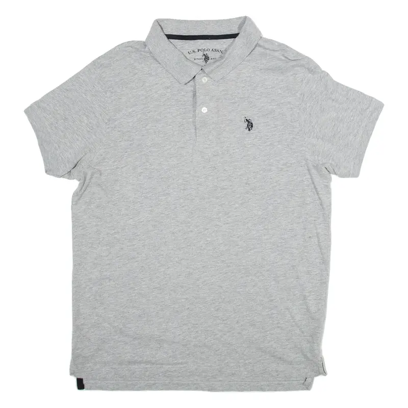 U.S POLO ASSN. Mens Polo Shirt Grey L