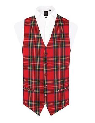 Red Tartan Dinner Jacket