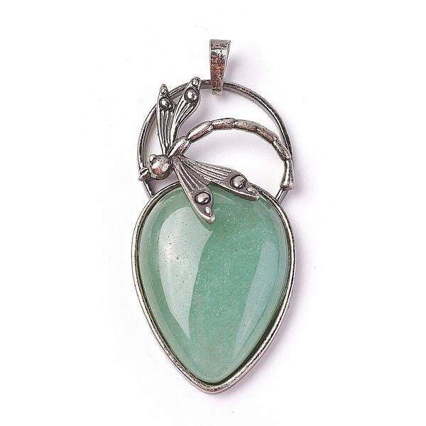 Natural Green Aventurine Pendants