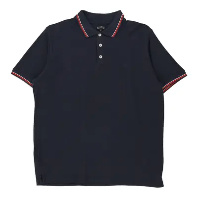 Coveri Polo Shirt - Large Navy Cotton