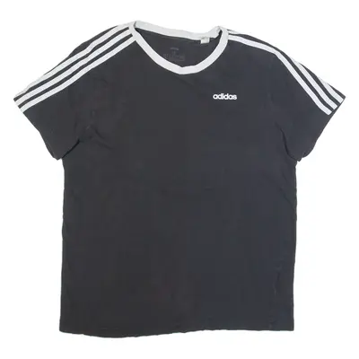 ADIDAS Womens T-Shirt Black M