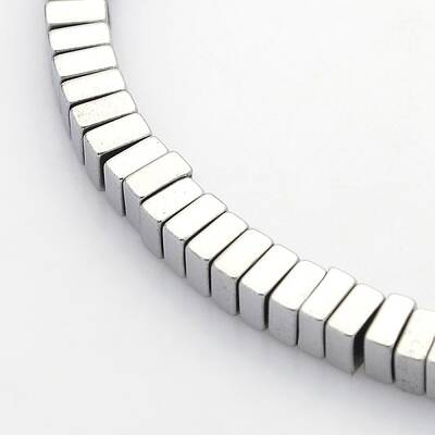 Electroplate Non-magnetic Synthetic Hematite Beads Strands