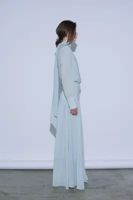 FRIDA MAXI SKIRT LIGHT BLUE