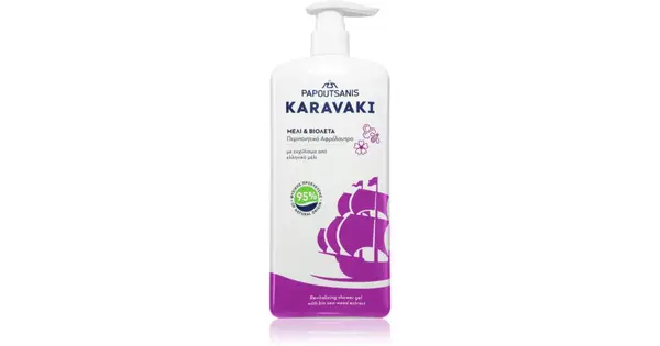 PAPOUTSANIS Karavaki Honey & Violet shower gel 750 ml