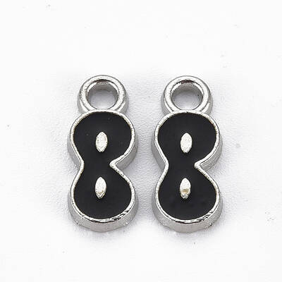 Rack Plating Alloy Enamel Pendants