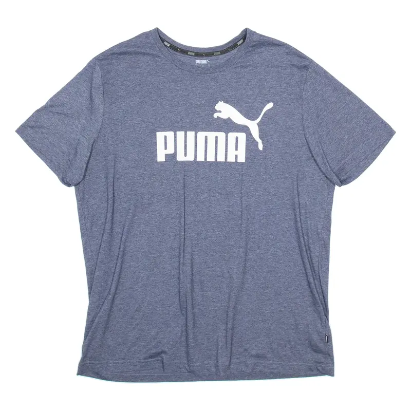PUMA Mens T-Shirt Blue L