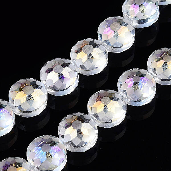 Electroplate Glass Beads Strands